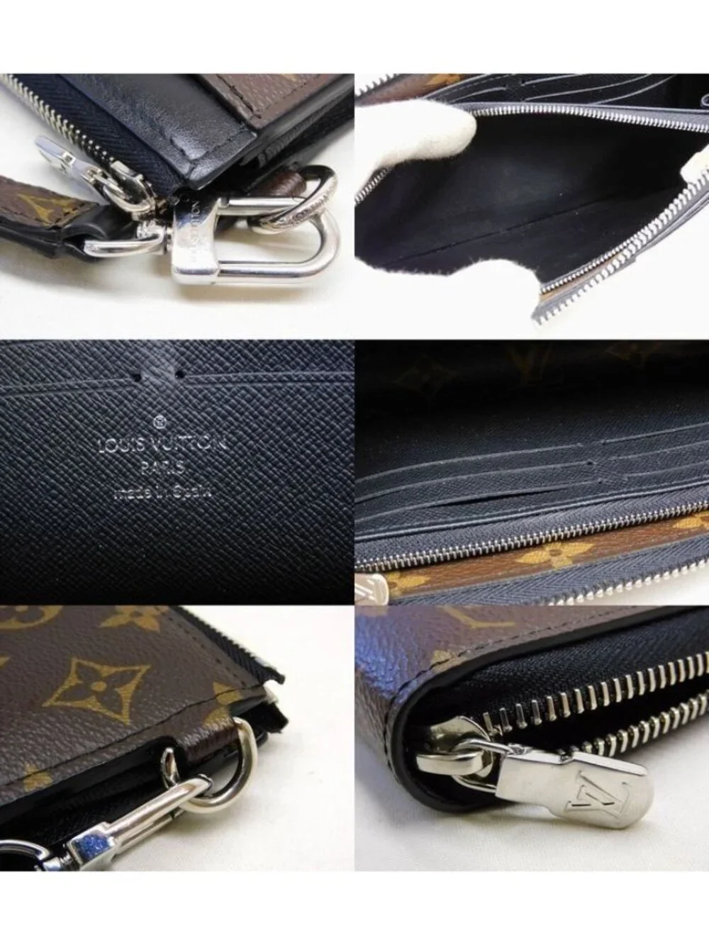 Louis Vuitton Monogram Macassar Zippy Dragonne Wallet
